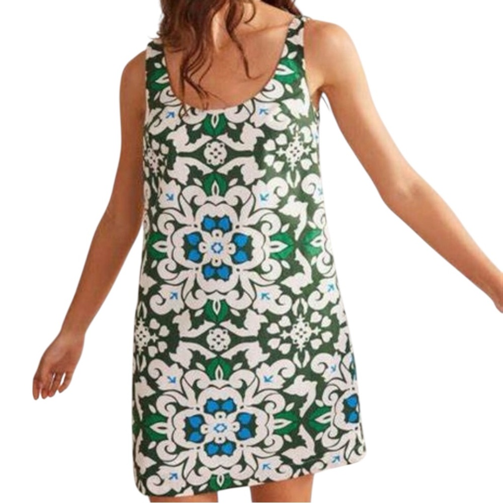 Boden Primavera Print Tank Mini Dress